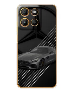 Чехол для Motorola Moto G15 Power с картинкой «Mercedes AMG — графика»