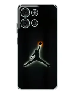 Чехол для Motorola Moto G15 с картинкой «Jordan Gradient Logo»