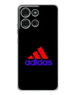 Чехол для Motorola Moto G15 с картинкой «Классический Adidas»
