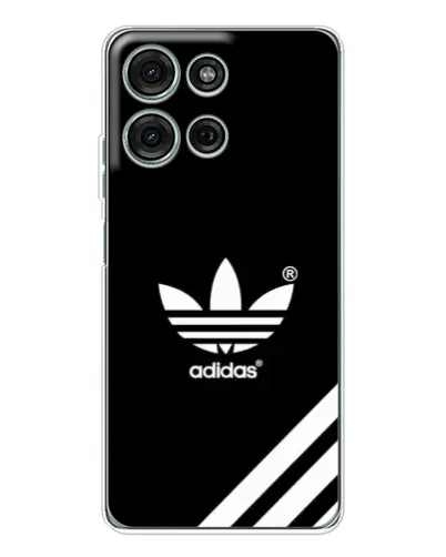 Чехол для Motorola Moto G15 с картинкой «Adidas с диагональными полосами» Чехол для Motorola Moto G15 с картинкой «Adidas с диагональными полосами»