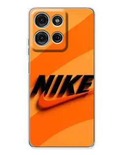 Чехол для Motorola Moto G15 с картинкой «Оранжевый драйв Nike» Чехол для Motorola Moto G15 с картинкой «Оранжевый драйв Nike»