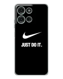 Чехол для Motorola Moto G15 с картинкой «Классический принт Nike» Чехол для Motorola Moto G15 с картинкой «Классический принт Nike»