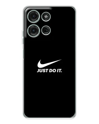 Чехол для Motorola Moto G15 с картинкой «Минимализм от Nike»