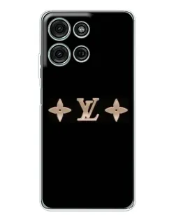 Чехол для Motorola Moto G15 с картинкой «Louis Vuitton — минимализм»
