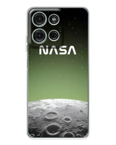 Чехол для Motorola Moto G15 с картинкой «NASA — лунный градиент»