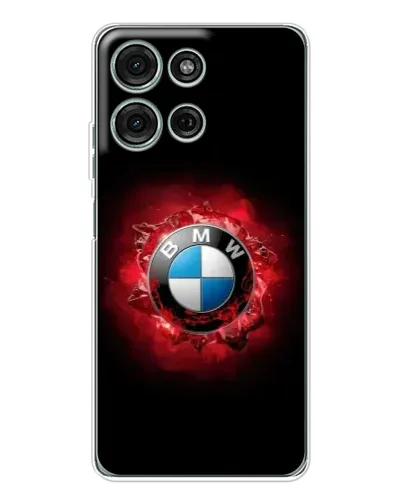 Чехол для Motorola Moto G15 с картинкой «Логотип BMW — вспышка» Чехол для Motorola Moto G15 с картинкой «Логотип BMW — вспышка»