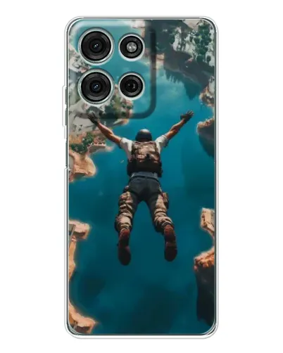 Чехол для Motorola Moto G15 с картинкой «PUBG — свободное падение» Чехол для Motorola Moto G15 с картинкой «PUBG — свободное падение»