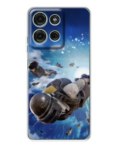 Чехол для Motorola Moto G15 с картинкой «Десант PUBG — прыжок» Чехол для Motorola Moto G15 с картинкой «Десант PUBG — прыжок»