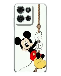 Чехол для Motorola Moto G15 с картинкой «Mickey на канате»