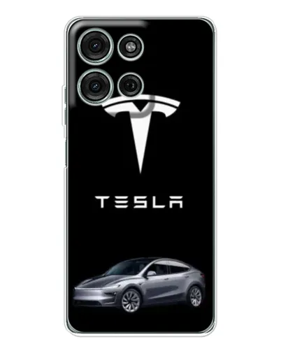 Чехол для Motorola Moto G15 с картинкой «Tesla Model Y» Чехол для Motorola Moto G15 с картинкой «Tesla Model Y»