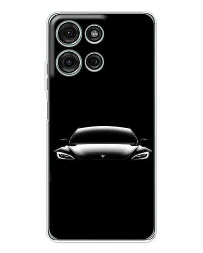 Чехол для Motorola Moto G15 с картинкой «Фары Tesla Night» Чехол для Motorola Moto G15 с картинкой «Фары Tesla Night»