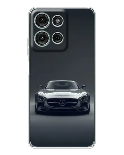 Чехол для Motorola Moto G15 с картинкой «Mercedes на черном» Чехол для Motorola Moto G15 с картинкой «Mercedes на черном»