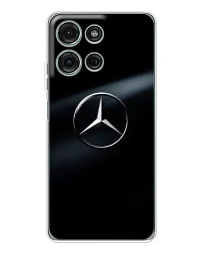 Чехол для Motorola Moto G15 с картинкой «Mercedes на металле» Чехол для Motorola Moto G15 с картинкой «Mercedes на металле»