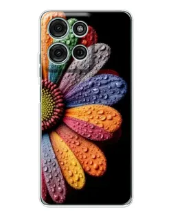 Чехол для Motorola Moto G15 с картинкой «Радужный цветок» Чехол для Motorola Moto G15 с картинкой «Радужный цветок»
