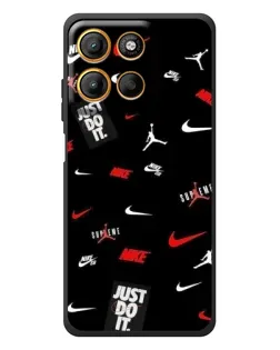 Чехол для Motorola Moto G17 Power с картинкой «Nike Mix Pattern» Чехол для Motorola Moto G17 Power с картинкой «Nike Mix Pattern»