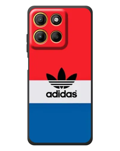Чехол для Motorola Moto G17 Power с картинкой «Ретро блоки Adidas» Чехол для Motorola Moto G17 Power с картинкой «Ретро блоки Adidas»