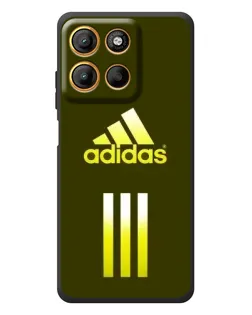 Чехол для Motorola Moto G17 Power с картинкой «Оливковый градиент Adidas»