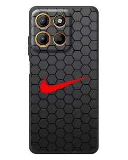 Чехол для Motorola Moto G17 Power с картинкой «Nike — карбоновая сетка» Чехол для Motorola Moto G17 Power с картинкой «Nike — карбоновая сетка»