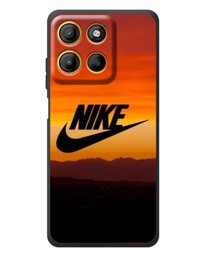 Чехол для Motorola Moto G17 Power с картинкой «Nike — вечерний горизонт»