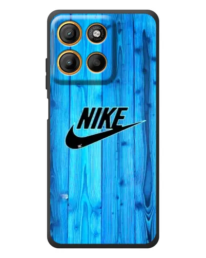 Чехол для Motorola Moto G17 Power с картинкой «Голубое дерево Nike»