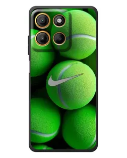 Чехол для Motorola Moto G17 Power с картинкой «Теннисные мячи Найк» Чехол для Motorola Moto G17 Power с картинкой «Теннисные мячи Найк»