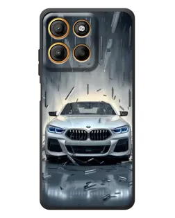 Чехол для Motorola Moto G17 Power с картинкой «BMW в свете фар» Чехол для Motorola Moto G17 Power с картинкой «BMW в свете фар»