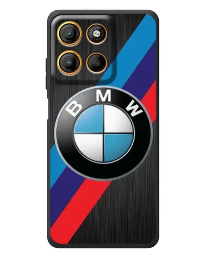 Чехол для Motorola Moto G17 Power с картинкой «BMW M-stripes стиль»
