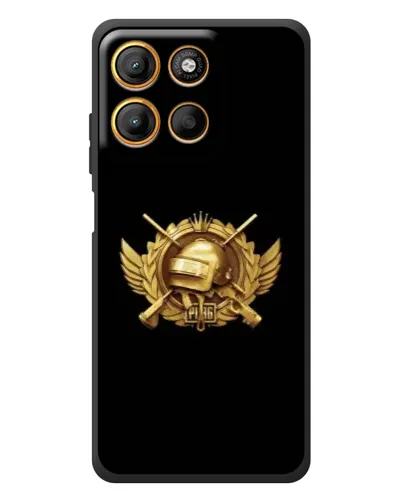 Чехол для Motorola Moto G17 Power с картинкой «PUBG — оранжевый градиент» Чехол для Motorola Moto G17 Power с картинкой «PUBG — оранжевый градиент»