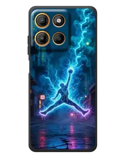 Чехол для Motorola Moto G17 с картинкой «Jordan Gold Jumpman»