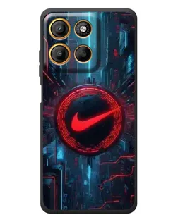 Чехол для Motorola Moto G17 с картинкой «Техногенный стиль Nike» Чехол для Motorola Moto G17 с картинкой «Техногенный стиль Nike»