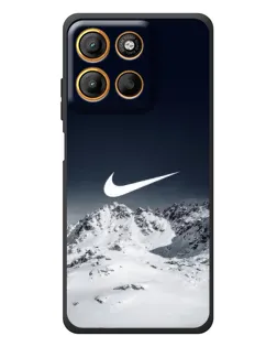 Чехол для Motorola Moto G17 с картинкой «Nike — зимние горы» Чехол для Motorola Moto G17 с картинкой «Nike — зимние горы»