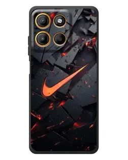 Чехол для Motorola Moto G17 с картинкой «Nike — эффект разломов» Чехол для Motorola Moto G17 с картинкой «Nike — эффект разломов»
