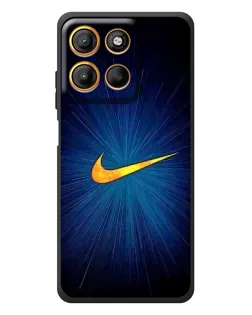 Чехол для Motorola Moto G17 с картинкой «Синий пульс Nike» Чехол для Motorola Moto G17 с картинкой «Синий пульс Nike»