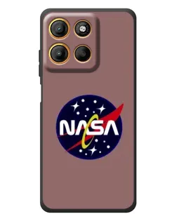 Чехол для Motorola Moto G17 с картинкой «NASA — ретро космос» Чехол для Motorola Moto G17 с картинкой «NASA — ретро космос»