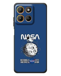 Чехол для Motorola Moto G17 с картинкой «NASA — лунная миссия» Чехол для Motorola Moto G17 с картинкой «NASA — лунная миссия»
