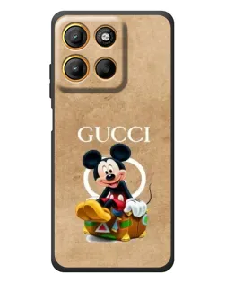 Чехол для Motorola Moto G17 с картинкой «Микки Маус Gucci — крафт» Чехол для Motorola Moto G17 с картинкой «Микки Маус Gucci — крафт»