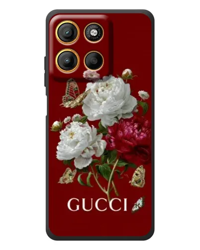 Чехол для Motorola Moto G17 с картинкой «Gucci —  сад»