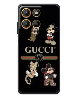 Чехол для Motorola Moto G17 с картинкой «Gucci — герои Disney и монограмма» Чехол для Motorola Moto G17 с картинкой «Gucci — герои Disney и монограмма»