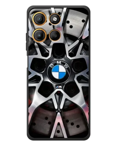 Чехол для Motorola Moto G17 с картинкой «BMW — деталь диска» Чехол для Motorola Moto G17 с картинкой «BMW — деталь диска»