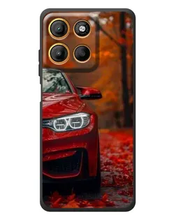 Чехол для Motorola Moto G17 с картинкой «Осенняя BMW M4»