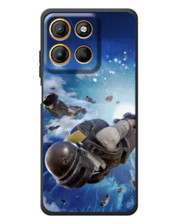 Чехол для Motorola Moto G17 с картинкой «Десант PUBG — прыжок» Чехол для Motorola Moto G17 с картинкой «Десант PUBG — прыжок»