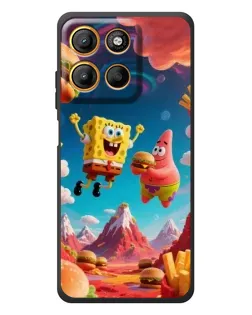 Чехол для Motorola Moto G17 с картинкой «Космический фастфуд» Чехол для Motorola Moto G17 с картинкой «Космический фастфуд»