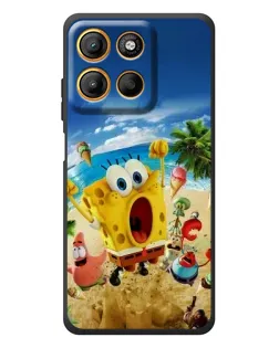 Чехол для Motorola Moto G17 с картинкой «Развлечения на пляже»