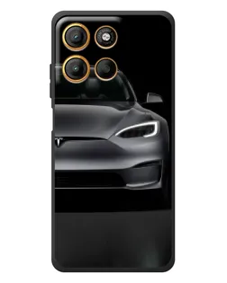 Чехол для Motorola Moto G17 с картинкой «Tesla Model S Look»