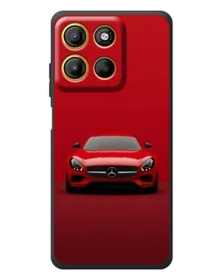Чехол для Motorola Moto G17 с картинкой «Красный Mercedes AMG»