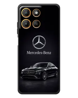 Чехол для Motorola Moto G17 с картинкой «Mercedes — решетка радиатора»