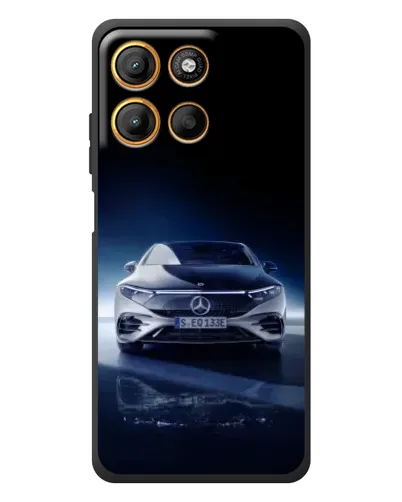 Чехол для Motorola Moto G17 с картинкой «Ночной Mercedes EQ» Чехол для Motorola Moto G17 с картинкой «Ночной Mercedes EQ»