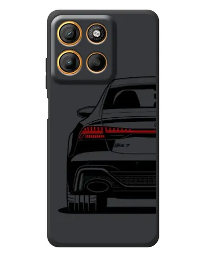 Чехол для Motorola Moto G17 с картинкой «Задняя часть Audi — арт» Чехол для Motorola Moto G17 с картинкой «Задняя часть Audi — арт»