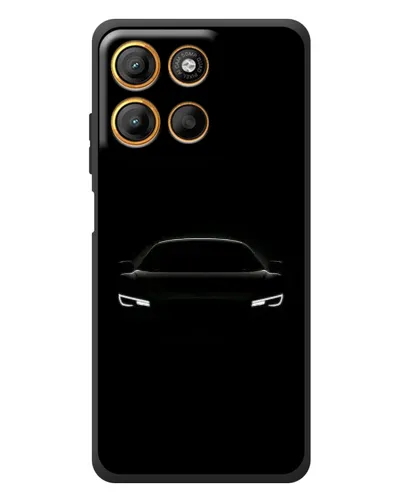 Чехол для Motorola Moto G17 с картинкой «Взгляд Audi в темноте» Чехол для Motorola Moto G17 с картинкой «Взгляд Audi в темноте»