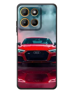 Чехол для Motorola Moto G17 с картинкой «Audi RS — красный стиль» Чехол для Motorola Moto G17 с картинкой «Audi RS — красный стиль»